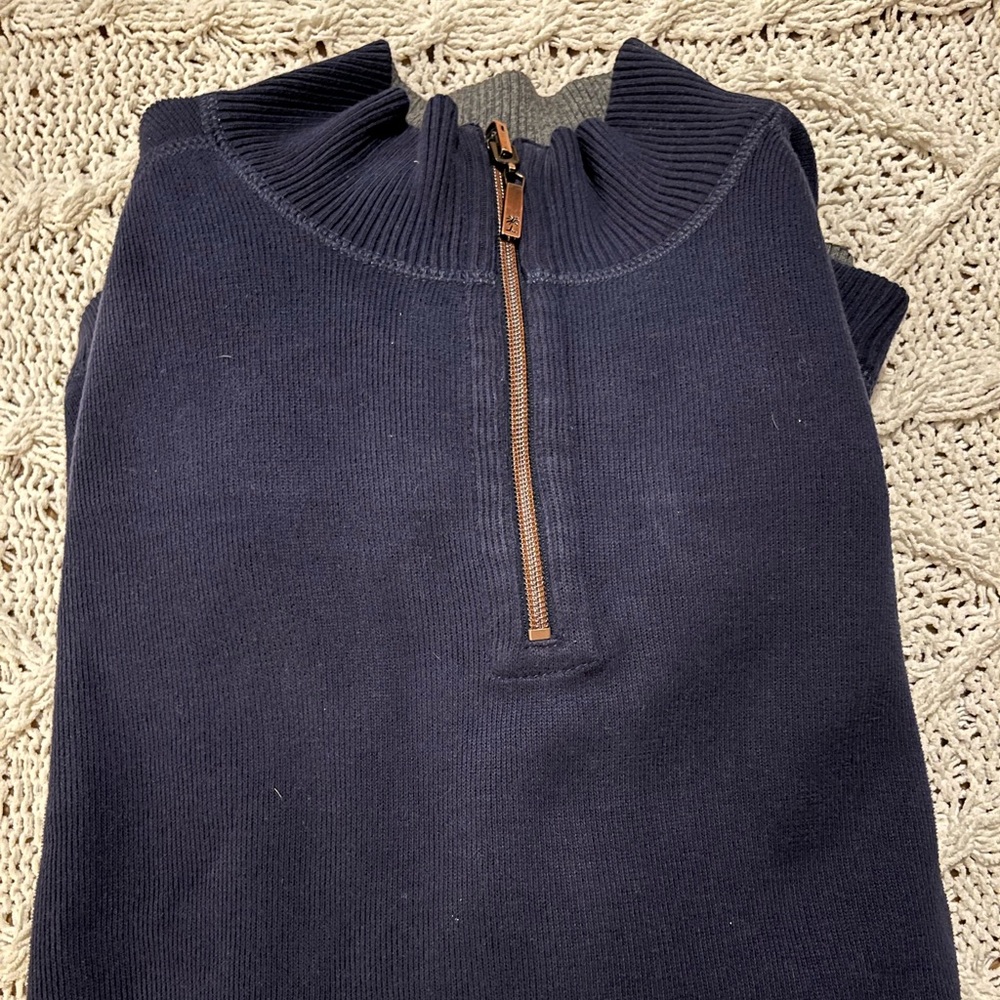 Quarter zip sweater